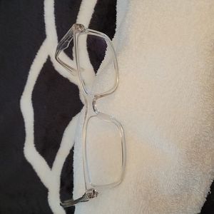 Ray-Ban 100% authentic  COLOR TRANSPARENT N SILVER.  eyeglass frames only